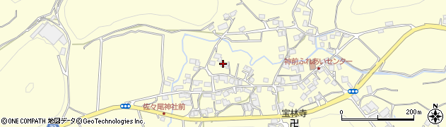 京都府亀岡市宮前町神前タキカ花周辺の地図
