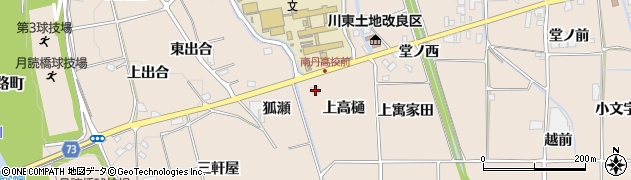 京都府亀岡市馬路町（上高樋）周辺の地図