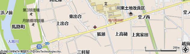 京都府亀岡市馬路町狐瀬周辺の地図