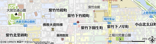京都府京都市北区紫竹下竹殿町32周辺の地図
