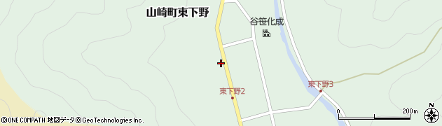 兵庫県宍粟市山崎町東下野40周辺の地図