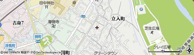 滋賀県守山市立入町73周辺の地図
