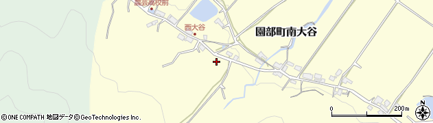 京都府南丹市園部町南大谷（新林）周辺の地図