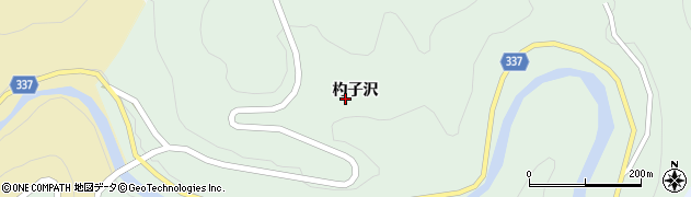 愛知県豊田市立岩町（杓子沢）周辺の地図