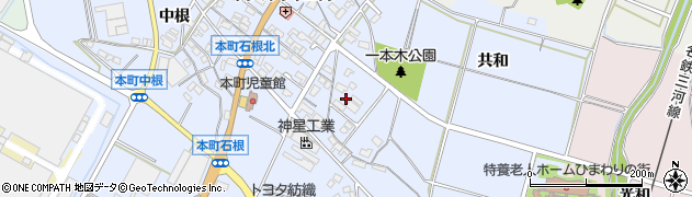 愛知県豊田市本町周辺の地図
