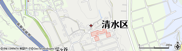 静岡県静岡市清水区草ヶ谷661周辺の地図