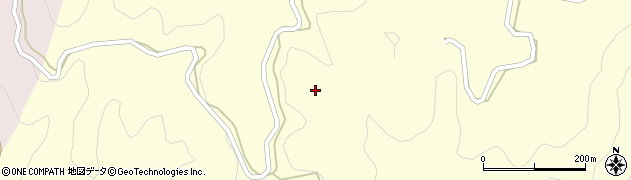 愛知県設楽町（北設楽郡）田峯（黒内）周辺の地図
