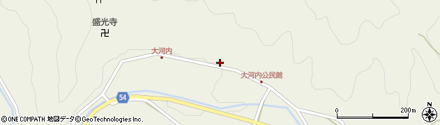 京都府南丹市園部町大河内東43周辺の地図