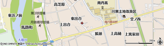 京都府亀岡市馬路町西出口周辺の地図