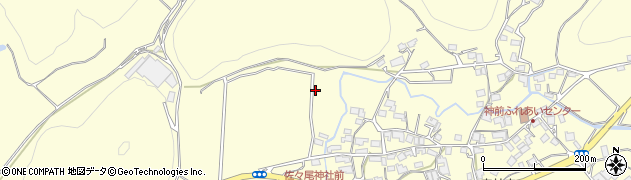 京都府亀岡市宮前町神前久保川周辺の地図