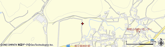 京都府亀岡市宮前町神前（久保川）周辺の地図