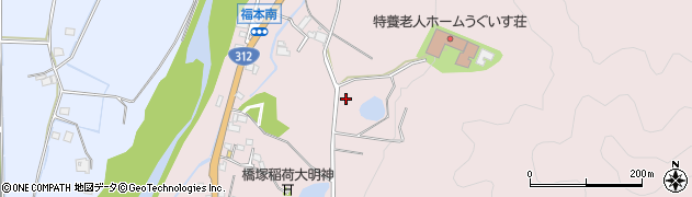 兵庫県神河町（神崎郡）福本周辺の地図