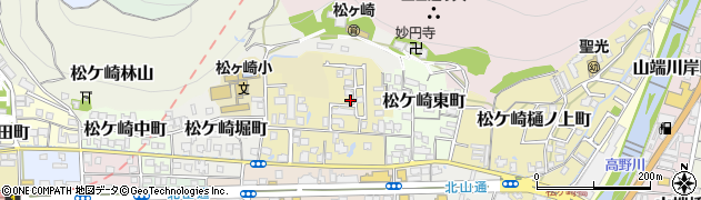 京都府京都市左京区松ケ崎御所ノ内町25周辺の地図