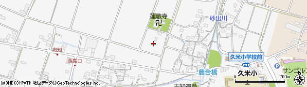 三重県桑名市志知周辺の地図