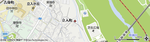 滋賀県守山市立入町368周辺の地図