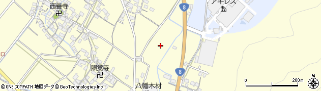 滋賀県野洲市三上周辺の地図
