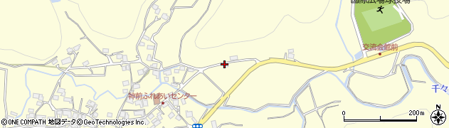 京都府亀岡市宮前町神前（切堤）周辺の地図