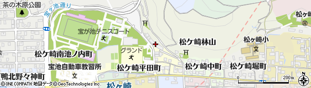 京都府京都市左京区松ケ崎林山33周辺の地図