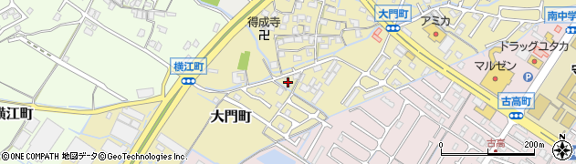 滋賀県守山市大門町223周辺の地図