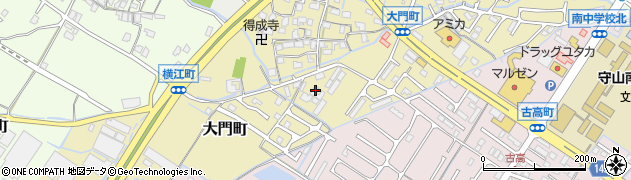 滋賀県守山市大門町225周辺の地図