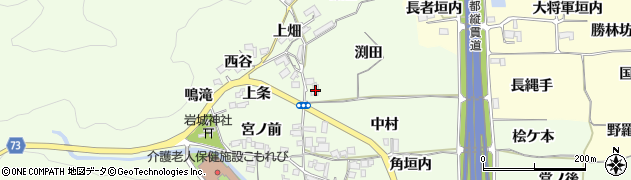 京都府亀岡市千代川町北ノ庄渕田周辺の地図