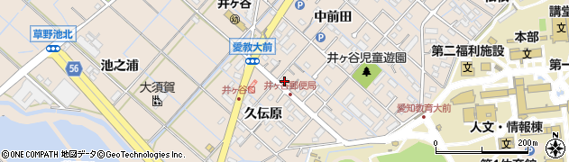 愛知県刈谷市井ケ谷町中前田91周辺の地図