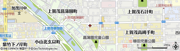 銀のさら上賀茂店周辺の地図