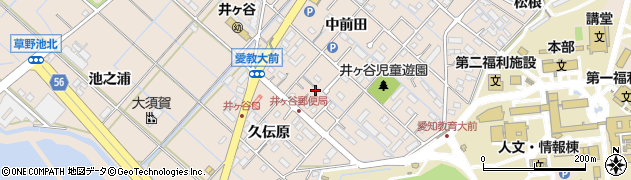 愛知県刈谷市井ケ谷町中前田87周辺の地図