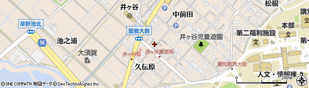 愛知県刈谷市井ケ谷町中前田92周辺の地図