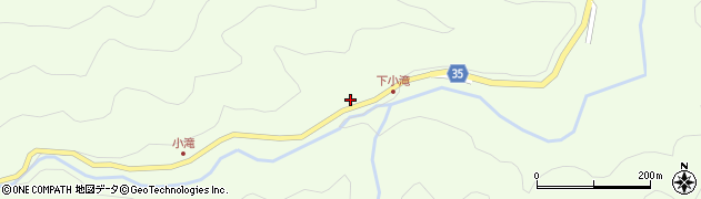 愛知県新城市作手守義（小滝）周辺の地図