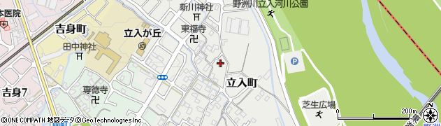 滋賀県守山市立入町98周辺の地図