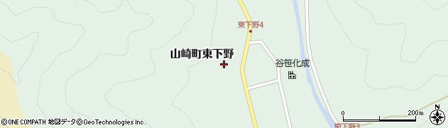 兵庫県宍粟市山崎町東下野60周辺の地図