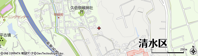 静岡県静岡市清水区草ヶ谷3周辺の地図