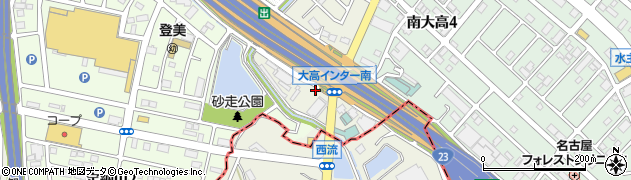 愛知県名古屋市緑区大高町（南炭焼）周辺の地図