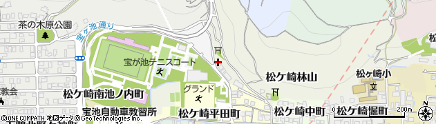 京都府京都市左京区松ケ崎林山31周辺の地図