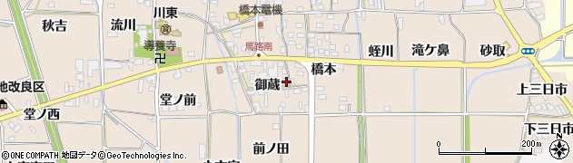 京都府亀岡市馬路町御蔵周辺の地図