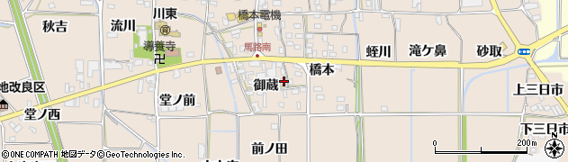 京都府亀岡市馬路町（御蔵）周辺の地図