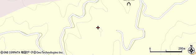 愛知県設楽町（北設楽郡）田峯（藤田畑）周辺の地図