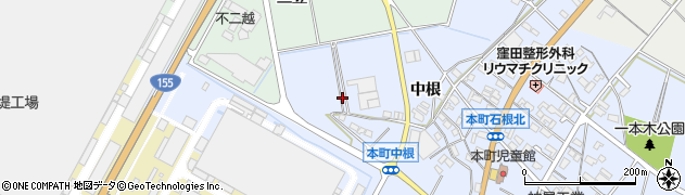 愛知県豊田市本町中根周辺の地図