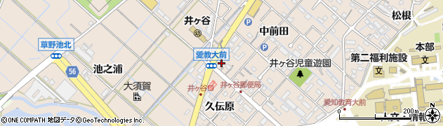 愛知県刈谷市井ケ谷町中前田94周辺の地図