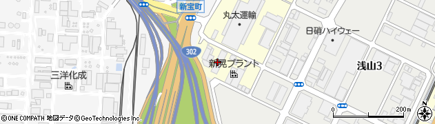 愛知県東海市名和町（中埋田）周辺の地図