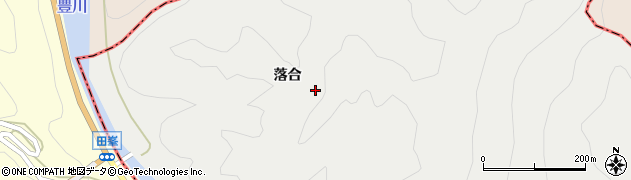 愛知県新城市連合（大木和田甲）周辺の地図