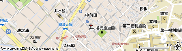 愛知県刈谷市井ケ谷町中前田49周辺の地図