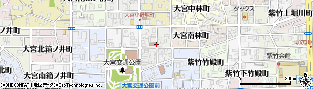 京都府京都市北区大宮東脇台町周辺の地図