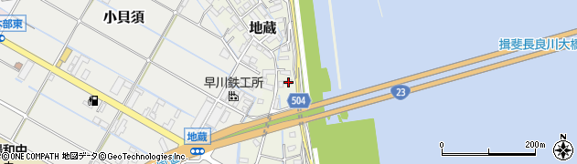 三重県桑名市地蔵234周辺の地図
