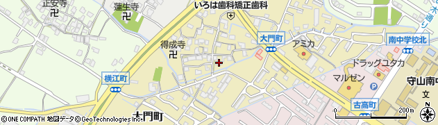 滋賀県守山市大門町210周辺の地図