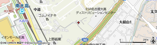 愛知県名古屋市緑区大高町坊主山周辺の地図