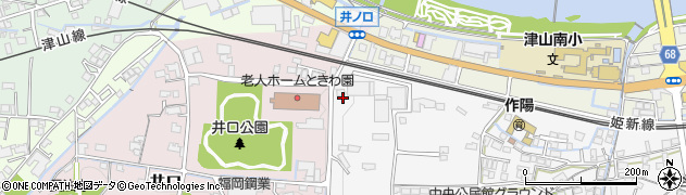 神姫バス株式会社　津山営業所周辺の地図