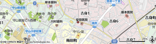 理容室寺田周辺の地図