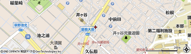 愛知県刈谷市井ケ谷町中前田67周辺の地図